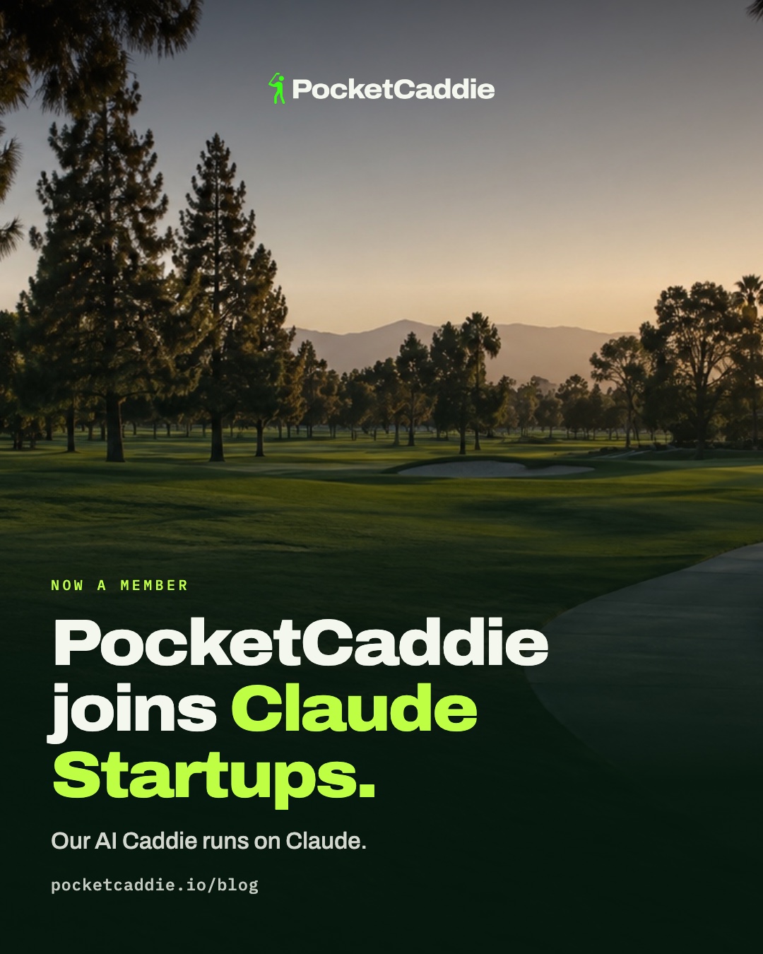 PocketCaddie joins Claude Startups